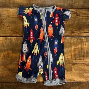 Space Explorer Little Sleepies Romper